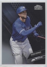 2021 Topps Chrome Black Refractor 143/199 George Springer #87 0c6