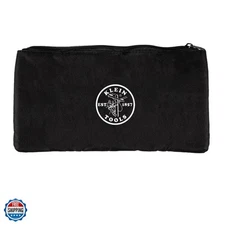 500 Nylon Zipper Pouch, Divided Black Tool Bag, Various Use Including Tone an...