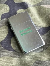 1975 Vintage Zippo Slim Lighter - Sargent Electric Company