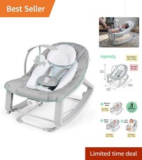 Keep Cozy 3-in-1 Vibrating Baby Bouncer, Rocker  Toddler Seat for 0-30