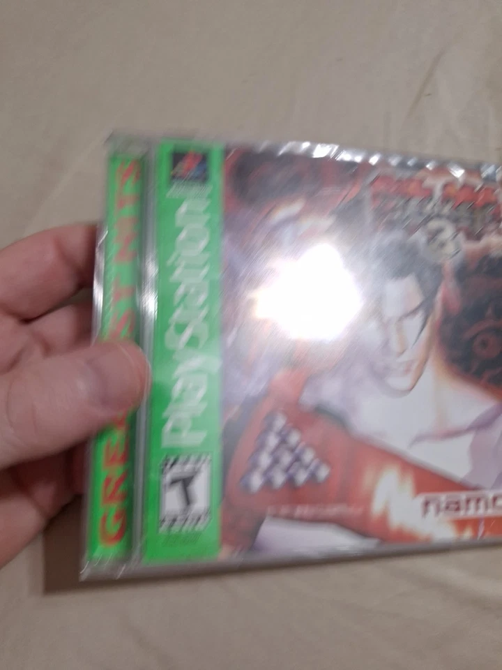 Tekken 3 Greatest Hits Sealed (Sony PlayStation 1 PS1, 1998) Hangtab - Image 2 of 4