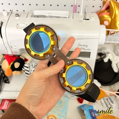 #ad Arcane：League of Legends Vi Goggles Cosplay Headwear Prop Accessories Handmade $45.90