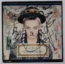 Culture Club JSA Signed Autograph Album Record Vinyl Boy George Fully Signed