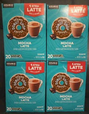The Original Donut Shop Coffee Mocha Latte 80ct Keurig K-Cup Pods BB 10/02/2026
