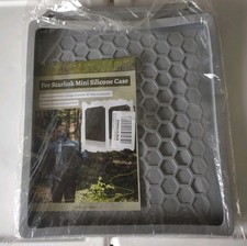 Starlink Mini Case Cover,Silicone Protective Case Gray, 10.39x12.67x0.78inch