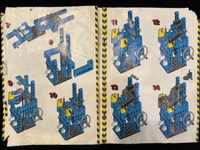 Vintage 1980 LEGO Expert Builder Technic Idea Book 8888 + Extra Manual 854