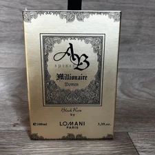 AB Spririt Millionaire Women Black Rose  by Lomani Paris EDP 3.3 oz / 100 ml