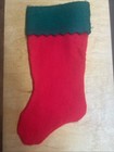 DISNEY WINNIE THE POOH BEAR CHRISTMAS STOCKING RE/GREEN FELT 17" — photo 3