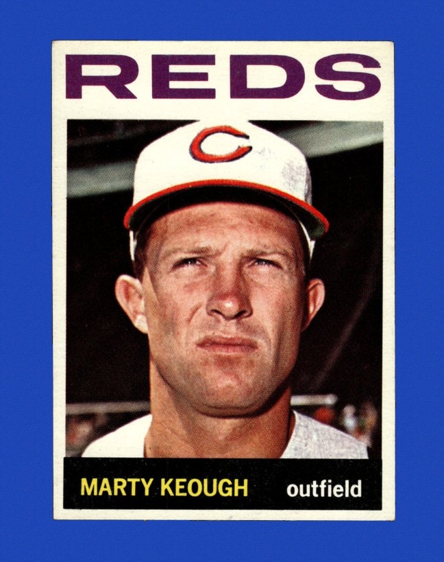 1964 Topps Set-Break #166 Marty Keough EX-EXMINT *GMCARDS*