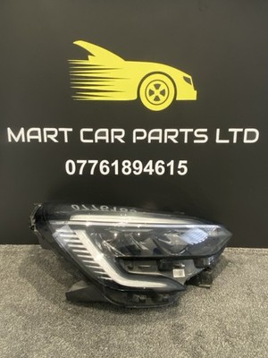RENAULT CLIO FRONT DRIVERS SIDE RIGHT LED HEADLIGHT 260102909R GENUINE