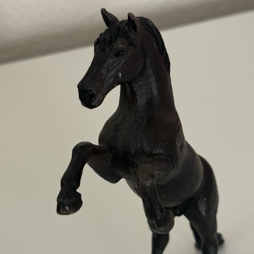 2006 Schleich Rearing Mustang Stallion Black Horse Toy Figure - Picture 5 of 6