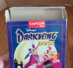 Nintendo NES Darkwing Duck Box,cart,protector works No Manual By Capcom