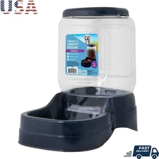 Medium Gravity Pet Feeder Automatic Food Dispenser Easy Clean Multi-Pet New