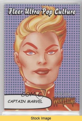 2023 Fleer Ultra Wolverine Pop Culture Captain Marvel #PC-2 READ 13ib