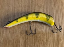 VINTAGE LAZY IKE MUSKY KL-5 Perch (PE) (wooden) Lure