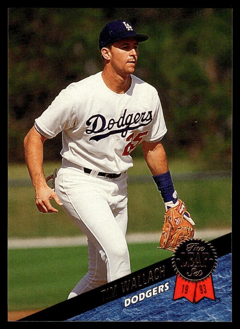 1993 Leaf Tim Wallach Los Angeles Dodgers #363 14842