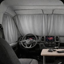 Frontscheibe Vorhänge für Mercedes Sprinter Ducato Crafter Camping Gardinen Grau