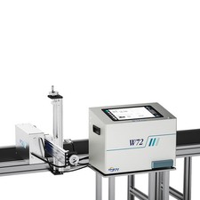 W72 Professional Inkjet Coder 72mm Touch Screen Date QR Barcode Label Printer