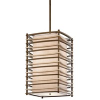 Beige Braun Klassisch HäNgelampe Pendelleuchte 4X100W/E27 40,6X103,7-160 [Cm]