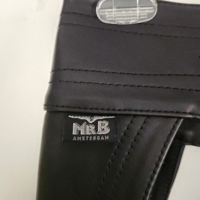 Mr. B AMSTERDAM LEATHER PANTS BLACK CHAPS SIZE 28 | eBay