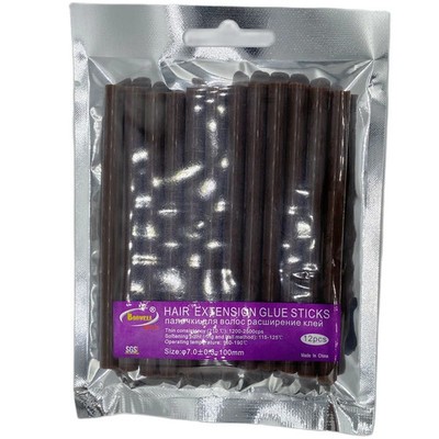 Haarverlängerung Klebesticks Hot Melt Kleber Sticks Gelb 24 Stück