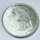 1921-P Morgan Silver Dollar, 90% Silver MS MINT STATE DETAILS #5672