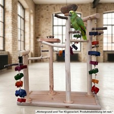 Kletterbaum "Sigma" Freisitz XXL Vogelspielplatz 110cm Papageien Sittiche