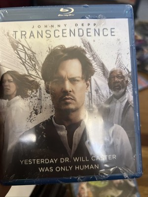 Transcendence (Blu-ray + DVD, 2014) Johnny Depp, Morgan Freeman, Rebecca Hall