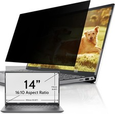 14-Inch Laptop Privacy Screen Filter - Works with HP, Dell, Acer, Asus, Lenovo