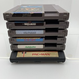Nntendo nes Bundle - Batman, Wrestlemania, Pac-man, A boy & Blob, to Earth, Anti