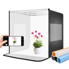 20"x20" Photo Studio Light Box 3-Side Light Panel/3-Temp/Dimmable 10 -100 /CR...