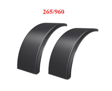 2xDomar parafango in plastica 265/960mm veicoli commerciali,escavatore, trattore