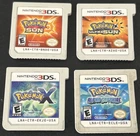 Pokémon X Alpha Sapphire Sun + Ultra Nintendo 3DS Lot of 4 Authentic Carts Only