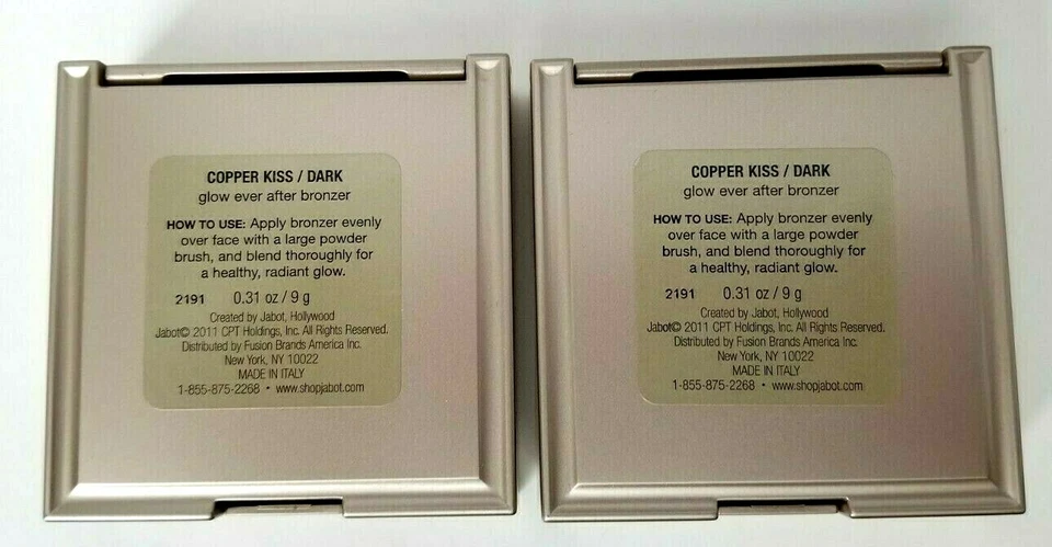 2 pk Jabot Camera Ready Color  Glow Ever After Bronzer 0.31oz  COPPER KISS DARK - Image 3 of 3