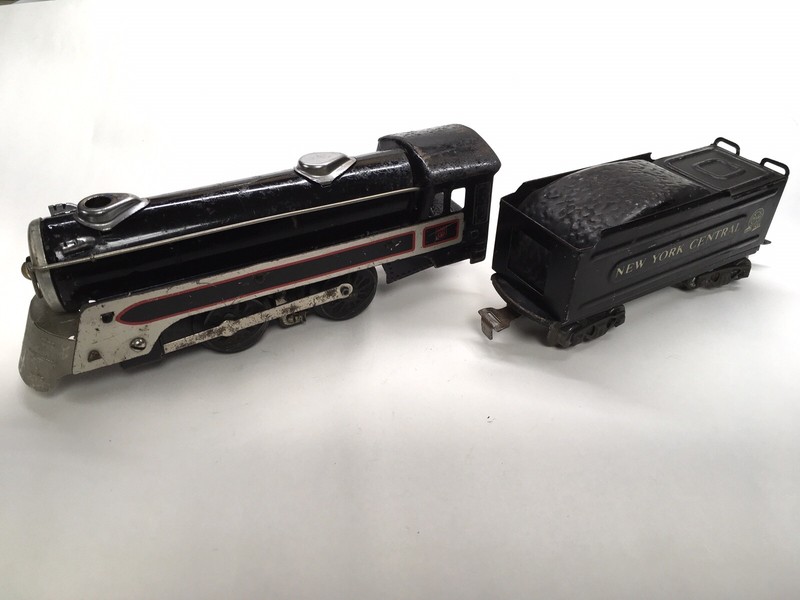 Marx Steam Streamlined Canadian Pacific 0-4-0 Locomotive w/ Headlight & Crest