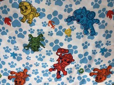 Nickelodeon Paw Patrol Crib Toddler Bed 2 Piece Sheet Set Flat And Fitted