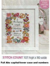 MODERN WEDDING SAMPLER (ABC+ NUMBERS)  CROSS ...
