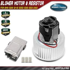 HVAC Heater Blower Motor Resistor Kit for BMW 528i 2011-2016 535d 535i 550i 640i