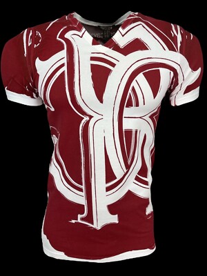 ROBERTO CAVALLI mens designer t shirt 3D size XS
