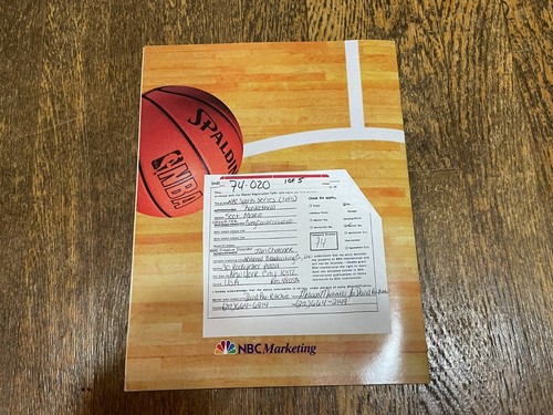 This is the NBA on NBC Press Kit 1994 Shaq Barkley Ewing Mourning Robinson Riley - Picture 7 of 8