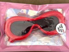 Red Goggle Fashion Sunglasses --New in package