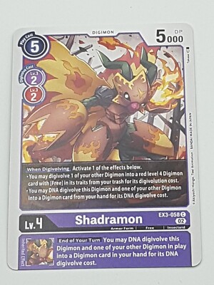 Digimon TCG Shadramon NM