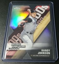 2020 Topps Chrome RANDY JOHNSON Decade of Dominance Die Cut #DOD9 Diamondbacks 