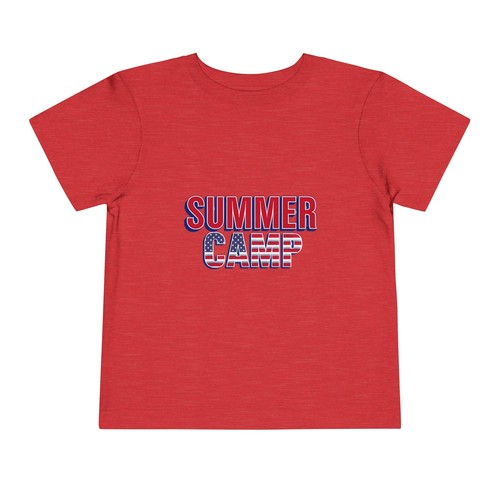Toddler Short Sleeve Tee - Summer Camp Shirt, Fun Kids Tee - Picture 18 of 21
