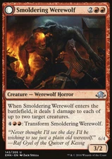 MTG Magic the Gathering Smoldering Werewolf (142/234) Eldritch Moon LP