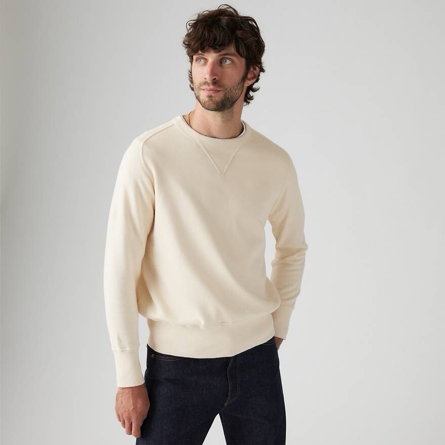 Levis Vintage Bay Meadows Cream Sweatshirt Size M $165