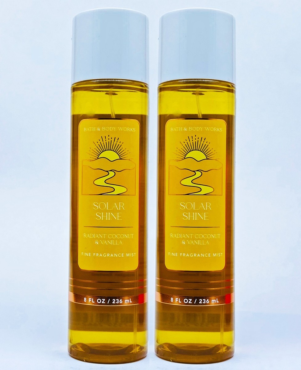 Solar Shine Bath And Body Vanilla Coconut Bath Body Works SOLAR