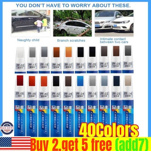 40 Colors DIY Auto Paint Repair Pen Per Car Clear Scratch Remover Touch