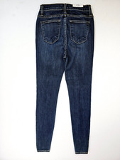 Judy Blue 28X30 Womens High Waist Skinny Dark Denim Jeans Size 7/28 NWT USA Made