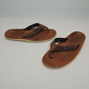 hawaiian leather flip flops